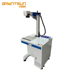 Grentsun 20W 30W 50W desktop metal ring máquinas de gravação a laser de fibra equipamentos de marcação a laser para gravação em metal