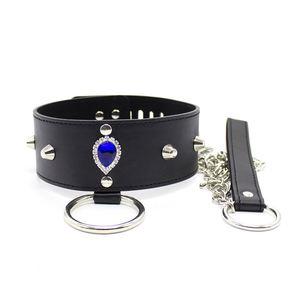Collar de cuello sexual de piel de vaca para adultos collar de cuello sexual para mujeres collar de cuello esclavo de bondage - Product Image 1