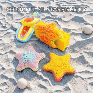 3D Printed Colorful Animal Starfish <b>PLA</b> Material Collectible Children's Action Figure Decoration Toy - Product Image 2