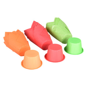 Tulip Baking Cupcake Liner <span class=keywords><strong>Tazas</strong></span> de papel Muffin Liners Envolturas de pergamino Liners a prueba de grasa Cupcake Liners Tulip Set para fiesta de postres - Product Image 3