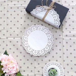 Sous-verres en <span class=keywords><strong>papier</strong></span> classiques ronds écologiques Neatal de 4 à 12 pouces, décoration de table de mariage, fournitures de fête, dessous-de-plat pour la pâtisserie - Product Image 5