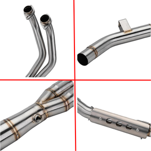 Section avant d'échappement modifiée pour moto <span class=keywords><strong>Yamaha</strong></span> <span class=keywords><strong>T700</strong></span> 19-25 25- en acier inoxydable et alliage de titane - Product Image 5