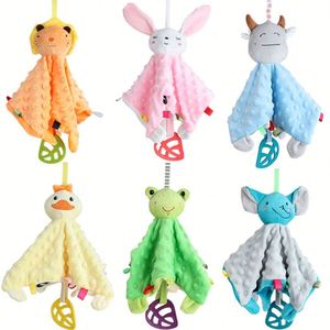 Juguete sensorial arrugado con mordedor, sonido arrugado y anillo de dentición suave, cómodo juguete de dentición de felpa para bebés - Product Image 6