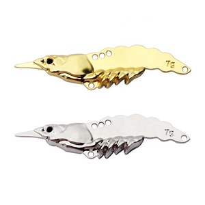 Aleación de zinc VIB 8 colores señuelo cebo pesca de agua dulce Camarón simulado calamar <span class=keywords><strong>boca</strong></span> <span class=keywords><strong>pez</strong></span> mandarín - Product Image 4