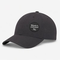 Casquette de baseball Techwear 6 panneaux imperméable à fermeture réglable avec badge en vinyle imprimé par transfert thermique et logo personnalisé T&L – Vente en gros