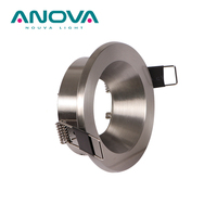 Cadre encastré pour spot GU10 en acier inoxydable IP65, boîtier de luminaire MR16, moderne, pour maison et bureau