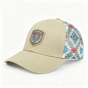 Bulk Bespoke Custom Washed Cotton <b>Vintage</b> Headwear Embroidery logo 6 Panel Hat Polyester Mesh Back Unisex Summer Trucker <b>Caps</b> - Product Image 2