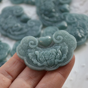 จี้หยกแกะสลักรูปหยกหยวนอี้ รูปทรงหลากหลาย สำหรับทำเครื่องประดับ - Product Image 2