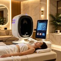 Analizador de Piel y Cabello con IA Profesional, Dispositivo Portátil con Tecnología de Topografía 3D, Enchufe Europeo, Detector Facial y Capilar, Uso en Spa y Hogar, WiFi