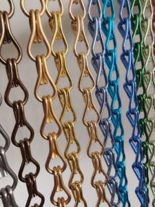 Moustiquaires à maillons de chaîne en Offre Spéciale Rideaux à chaînes en aluminium Écran métallique pour la décoration de la chambre - Product Image 4