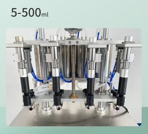 เครื่องบรรจุขวดน้ำน้ำมันหอมระเหยแบบสุญญากาศ4หัวเครื่องบรรจุของเหลวน้ำหอมอัตโนมัติแนวตั้ง - Product Image 2