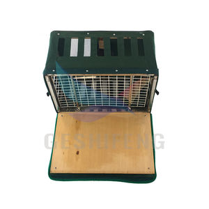 Tuval taşıma ile güvercin ahşap kuşlar papağan güvercinler için katlanır kuş kafesi taşınabilir ulaşım katlanabilir kafes - Product Image 1