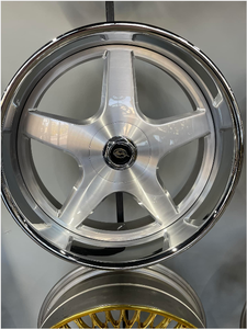 RCSR Gesmede Chroom Aluminium Velgen voor Chevy Impala 5x112 5x127 2-delig 18-26 Inch Geborsteld Diep Concave Nieuwe Diepe Lip Lichtmetalen Velgen - Product Image 5