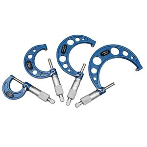 Set di micrometri esterni di tipo rotondo imperiale da 0.01mm 0-100mm 0-4 \" - Product Image 1