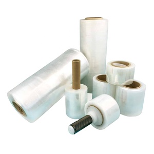 Nhà cung cấp vàng số lượng lớn LLDPE bao bì nhựa 750mm tay cuộn phim Silage bọc mềm tấm <span class=keywords><strong>PVC</strong></span> giá thấp thực phẩm công nghiệp sử dụng - Product Image 1