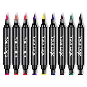 Logo privato 2 In 1 penna <span class=keywords><strong>Eyeliner</strong></span> <span class=keywords><strong>a</strong></span> doppia testa con guarnizione uniformemente pigmentata <span class=keywords><strong>Eyeliner</strong></span> impermeabile <span class=keywords><strong>a</strong></span> prova di macchie di <span class=keywords><strong>lunga</strong></span> durata - Product Image 2
