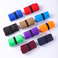 Sacs de courses de marque réutilisables avec logos, sacs de courses pliables personnalisés pour les voyages, promotion publicitaire DIY, cadeau