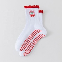 Chaussettes de yoga et de Pilates élastiques personnalisées populaires, antidérapantes, confortables, résistantes à l'usure, pour l'exercice à domicile et le sport