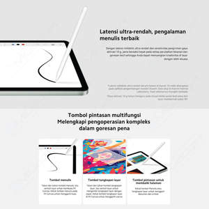 ปากกาสไตลัส Redmi Inspired สำหรับ Redmi Pad Pro/Redmi Pad Pro 5G แบบแอคทีฟ ใช้เทคโนโลยี Capacitive หัวปากกาเปลี่ยนได้ ผลิตจากโลหะและพลาสติก ใช้ได้กับ <span class=keywords><strong>iPad</strong></span> และ Android - Product Image 6