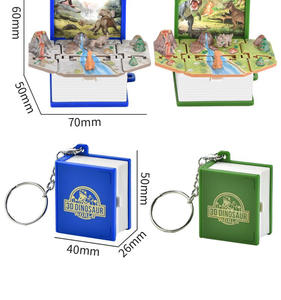 Llavero de Aleación y Plástico con Diseño Creativo 3D de Planeta Dinosaurio Plegable para Libro, Juguete de Rompecabezas Infantil con Forma de Animal y Coche, 2026 - Product Image 5