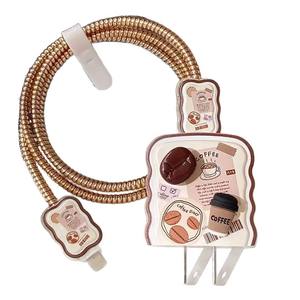 Vente directe usine – Housse de protection en plastique pour câble de charge et de données, design cœur, organisateur de câbles, enrouleur anti-casse, haut de gamme - Product Image 5