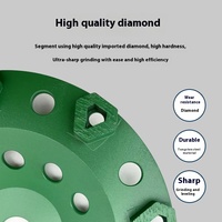 Meule diamantée 180mm pour ciment béton sol marbre polissage mur polissage métal agent de liaison pour ébavurage