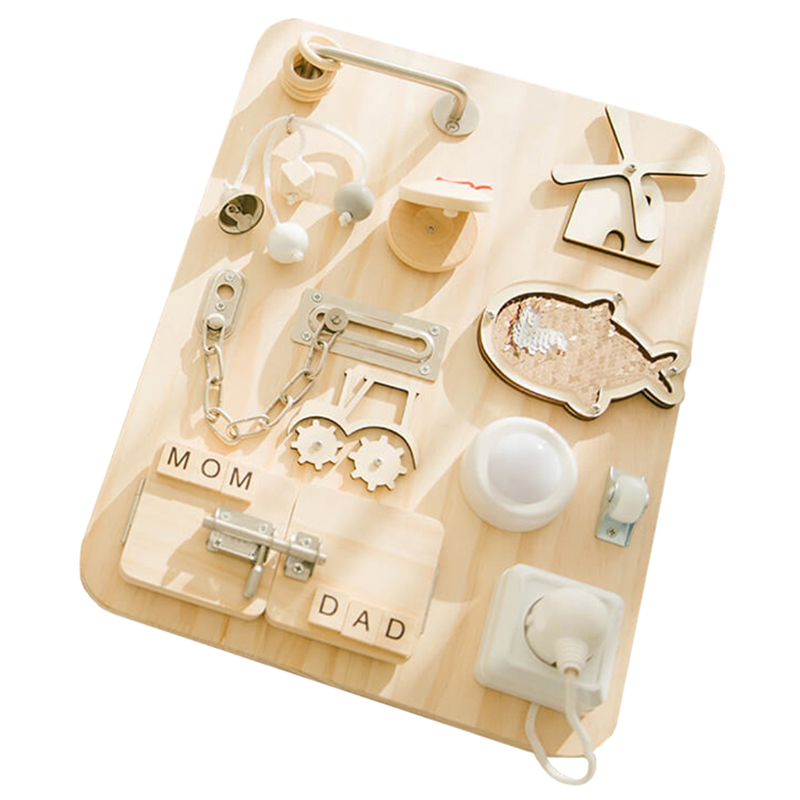 Высококачественная детская деревянная доска для обучения изучение изучения сенсорных игрушек для обучения младенцев