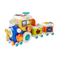 Produits Tendances 2026 Nouveautés : Ensemble de Jouets Électriques Train Musical pour Bébé (0-24 Mois) – Entraînement à la Coordination Oeil-Main