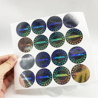 Autocollants holographiques originaux à effet simple, autocollants laser holographiques de sécurité et de garantie
