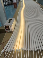 Bande lumineuse LED néon ronde en silicone blanc à 360 degrés, diamètre 25 mm, 280 LED/m, sans zone sombre