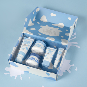 Ensemble de soins de la peau LAIKOU MILK 5 pièces : crème hydratante, crème anti-rides, crème éclaircissante, tonique, sérum - Product Image 1