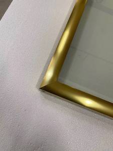 Portes de réfrigérateur en verre avec revêtement en aluminium doré et plastique - Product Image 6