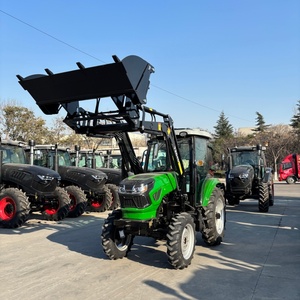 Tractor Compacto Mini de <span class=keywords><strong>50</strong></span>-70HP 4x4 con Transmisión Automática para Agricultores, en Oferta, con Accesorios/Cargador Frontal <span class=keywords><strong>4</strong></span> en 1 - Product Image 1