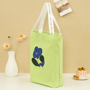 Custom Printed Canvas Tote Bags Natural Color Organic Cotton Linen Tote Bag 100% Cotton Muslin Plain Shopping Bags