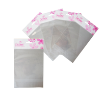 Sacs transparents en OPP avec logo personnalisé, autocollants, différentes tailles, pochette cadeau en cellophane pour biscuits, bonbons, bijoux