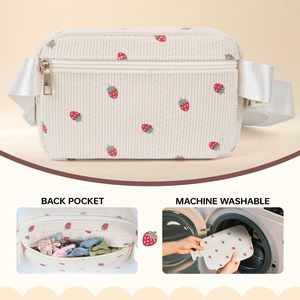 Trendy Personalized Patch Fanny Pack for Girls Crossbody Belt <b>Bag</b> for Women Kids Adorable Printed <b>Bags</b> - Product Image 5