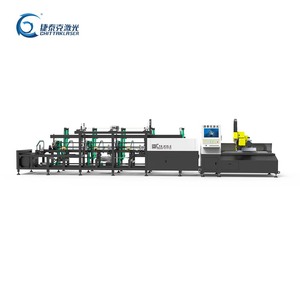 Mesin pemotong Laser beban otomatis penuh 40mm mesin pemotong pipa Laser presisi tinggi ekor ultra-pendek - Product Image 2