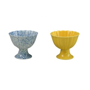 All'ingrosso unico Talavera Mexico porcellana ceramica Espresso bicchierino di vetro personalizzato Logo moderno portauova - Product Image 1