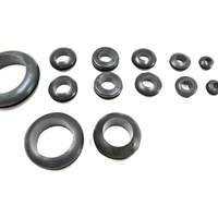 Passe-câbles moulés en silicone EPDM, joint d'étanchéité universel pour fentes de câblage, protection de fils, pour panneaux métalliques et appareils électroménagers, carré