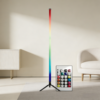 YIDUN para Luz de Piso LED RGB con Control Remoto y Sincronización Musical |   Diseño Moderno, 2 Años de Garantía |   Uso en Dormitorios y Jardines