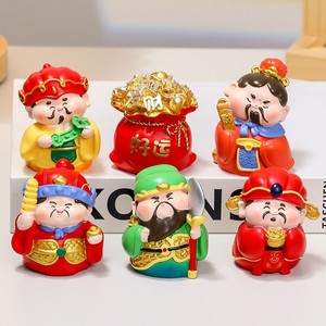 เทพเจ้าแห่งความมั่งคั่ง รูปปั้นเรซิ่น งานฝีมือทำมือ ของตกแต่งบ้าน ของขวัญ - Product Image 2