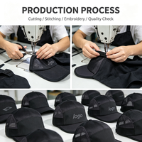 Gorra Deportiva Personalizada de 5 Paneles para Maratón con Logotipo Reflectante, Gorra de Running para Hombre, Gorra de Trail Running Personalizada