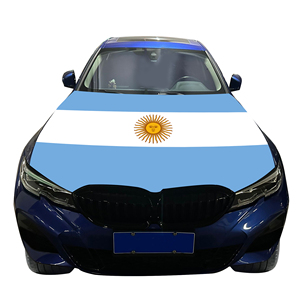 Funda para Capó de Coche con la Bandera de Argentina, Funda para Motor de Coche con Efecto de Impresión por Transferencia de Calor, Tamaño Personalizado, Tejido Elástico - Product Image 5