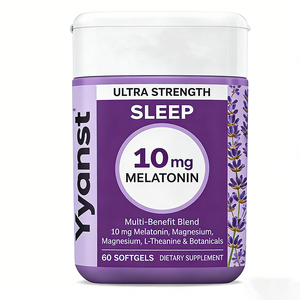 L-teanina de Marca Privada, Promueve el Desarrollo Cerebral, Mejora la Memoria, Reduce el Estrés, Mejora la Calidad del Sueño, Cápsulas Blandas - Product Image 1