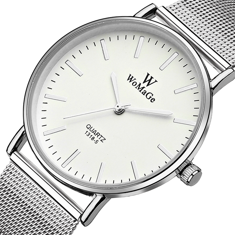 Womage 1118 Japan Quartz Movement Cheap Women Ready To Ship Watch Mesh Bracelet Watch