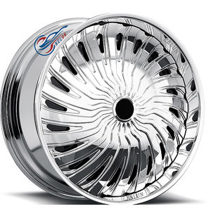 कस्टम डब पहियों कस्टम 24 26 इंच 2 टुकड़ा संरचना स्पिनर जाली पहिया - Product Image 5