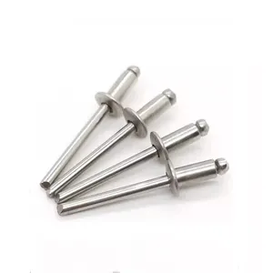 Stainless Steel 304 Blind Rivets With Large Flange Metal Fastening Pressure Dome Head Rivet With Body And Core Mandrel