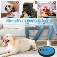 Casse-tête multifonctionnel et écologique pour chien Planche à gratter antidérapante Distributeur de nourriture pour chien en plastique pour couper les ongles des chiens Mangeoire lente