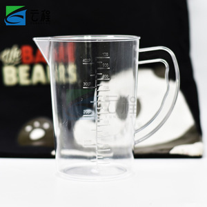 Taza Medidora de Acrílico de 500 ml, 1000 ml, 2000 ml, 3000 ml con Graduaciones para Uso en la Cocina - Product Image 2