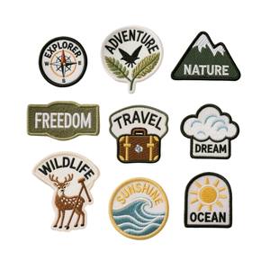 Custom Allsize divertenti Hook <span class=keywords><strong>Loop</strong></span> taps Full ricamo gancio ricamato bandiera americana patch eco-friendly elastico di calore - Product Image 3